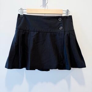 Aritzia Sunday Best Women's Plated Mini Skirt Black Size 0